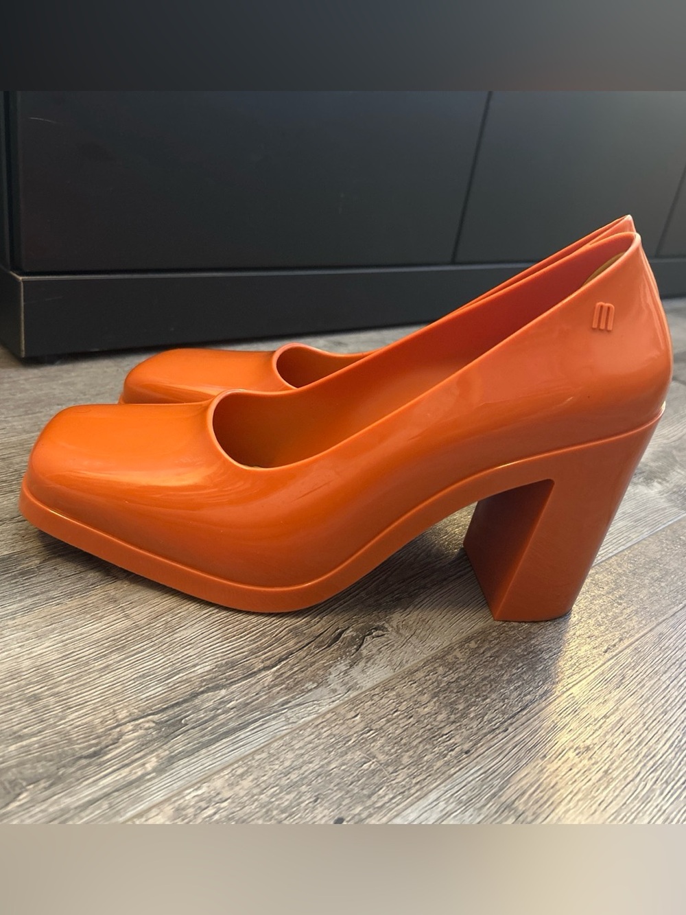 Melissa Shift Jelly Block Heel Pumps